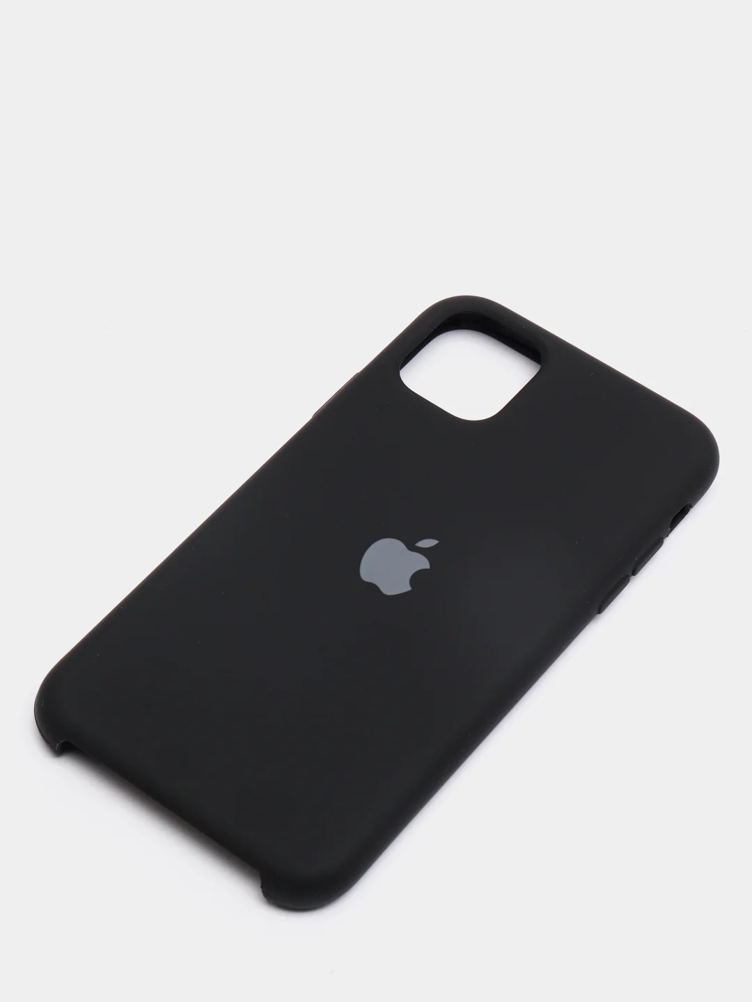 Черный чехол Silicone Case для iPhone 11