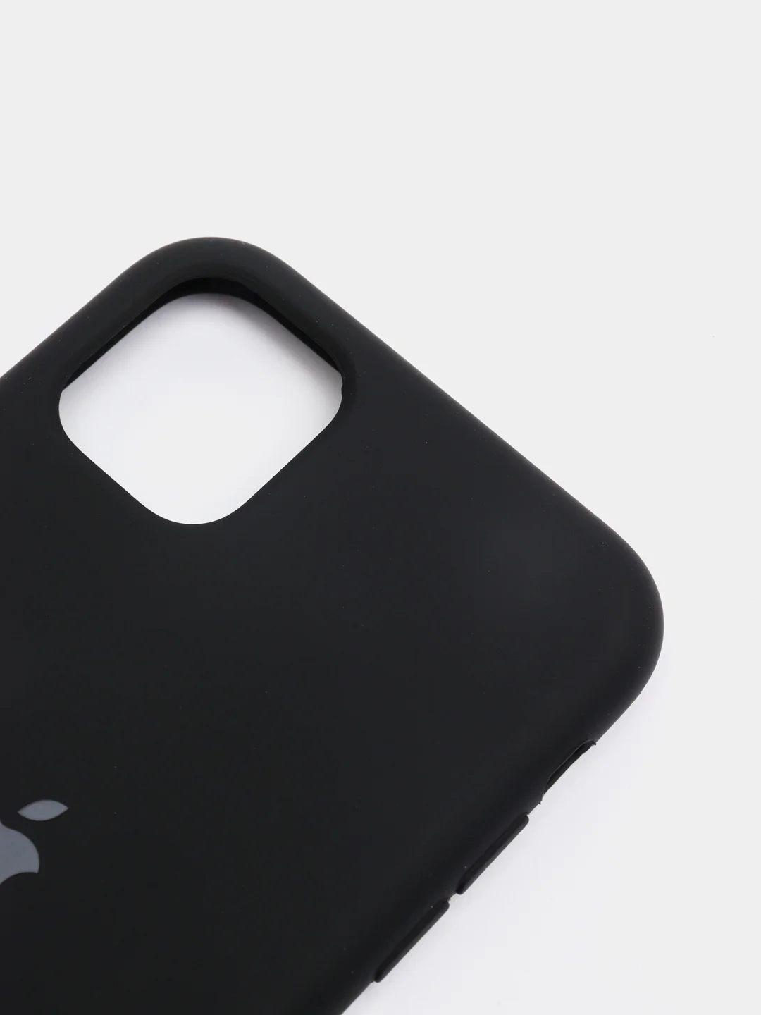 Черный чехол Silicone Case для iPhone 11