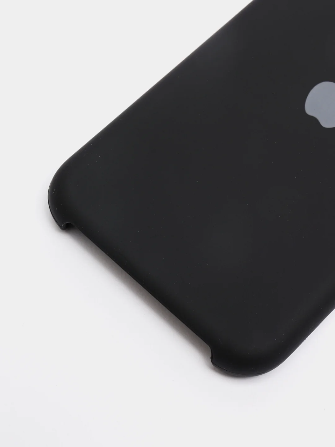 Черный чехол Silicone Case для iPhone 11