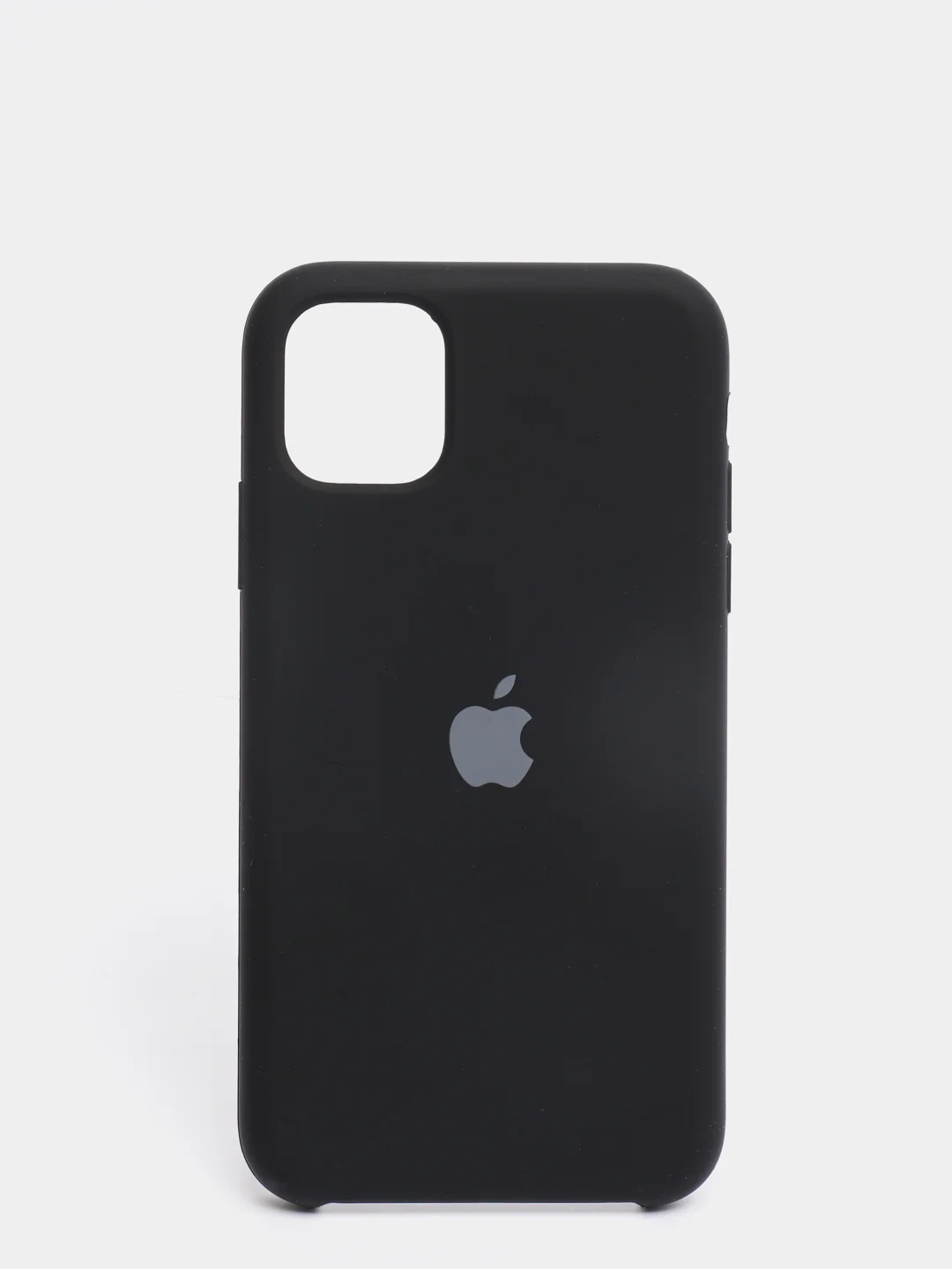 Черный чехол Silicone Case для iPhone 11