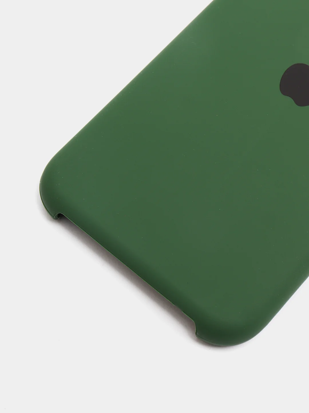 Тёмно-зелёный чехол Silicone Case для iPhone 11