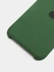 Тёмно-зелёный чехол Silicone Case для iPhone 11