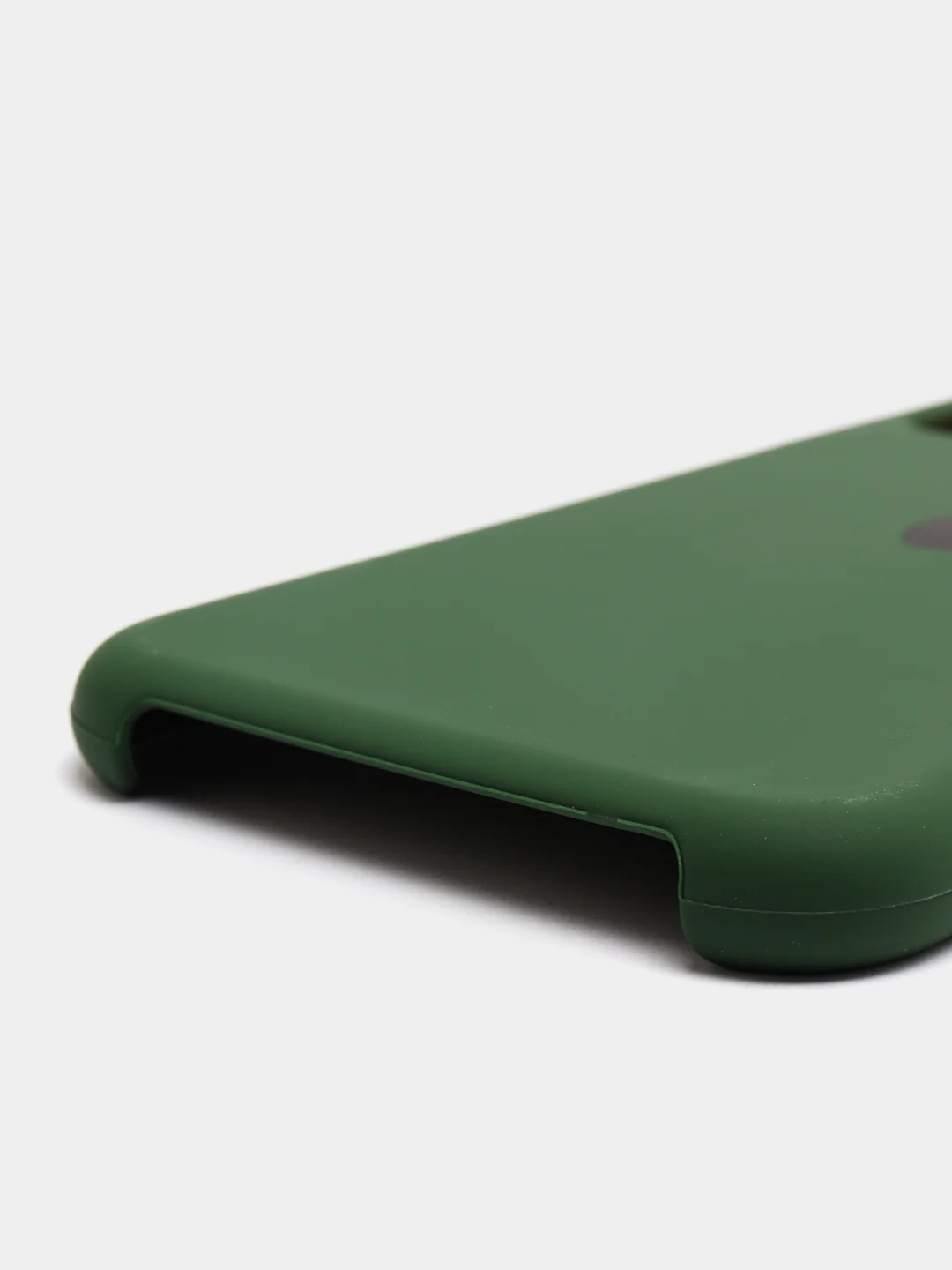Тёмно-зелёный чехол Silicone Case для iPhone 11