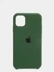 Тёмно-зелёный чехол Silicone Case для iPhone 11