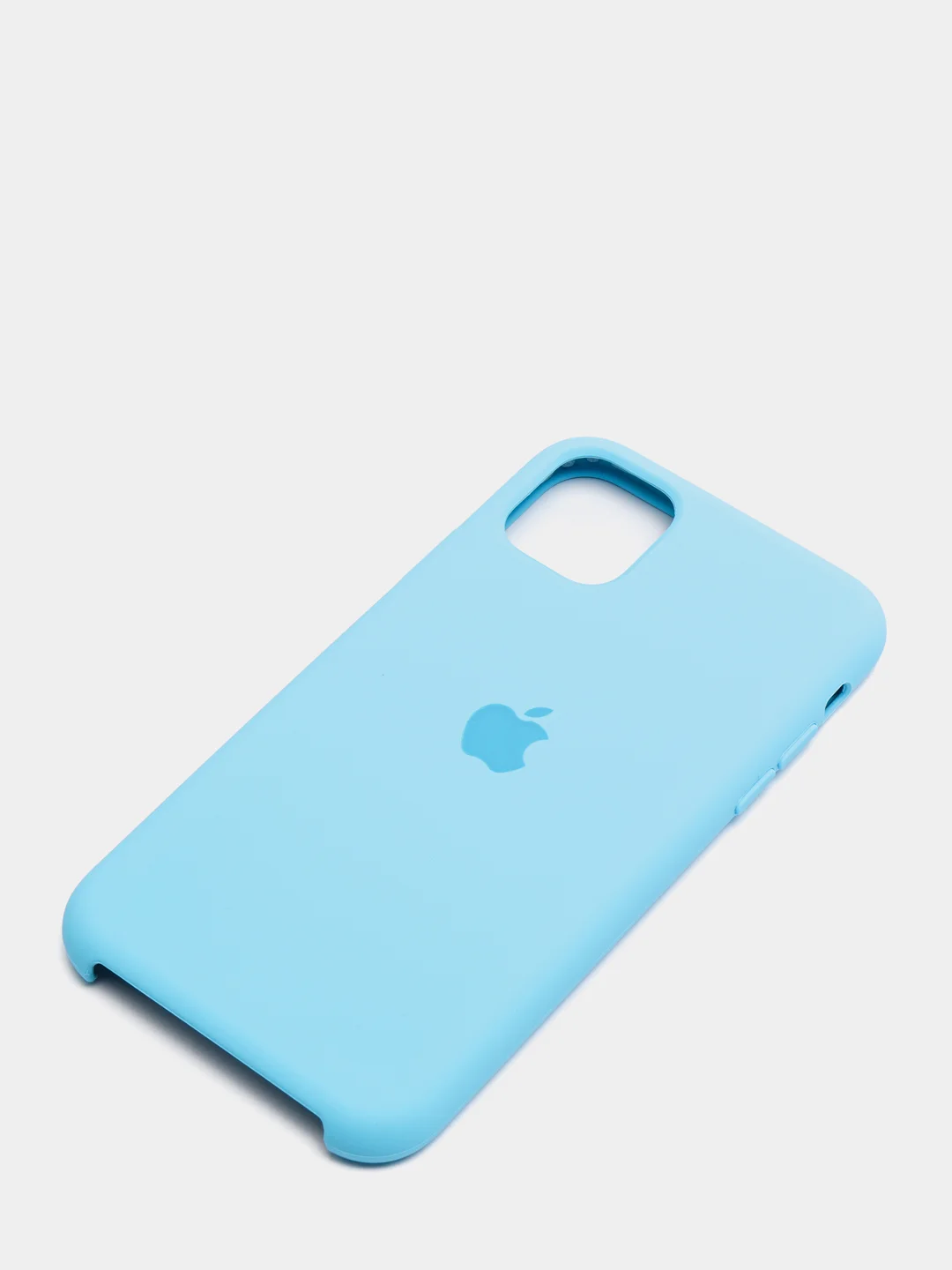 Голубой чехол Silicone Case для iPhone 11