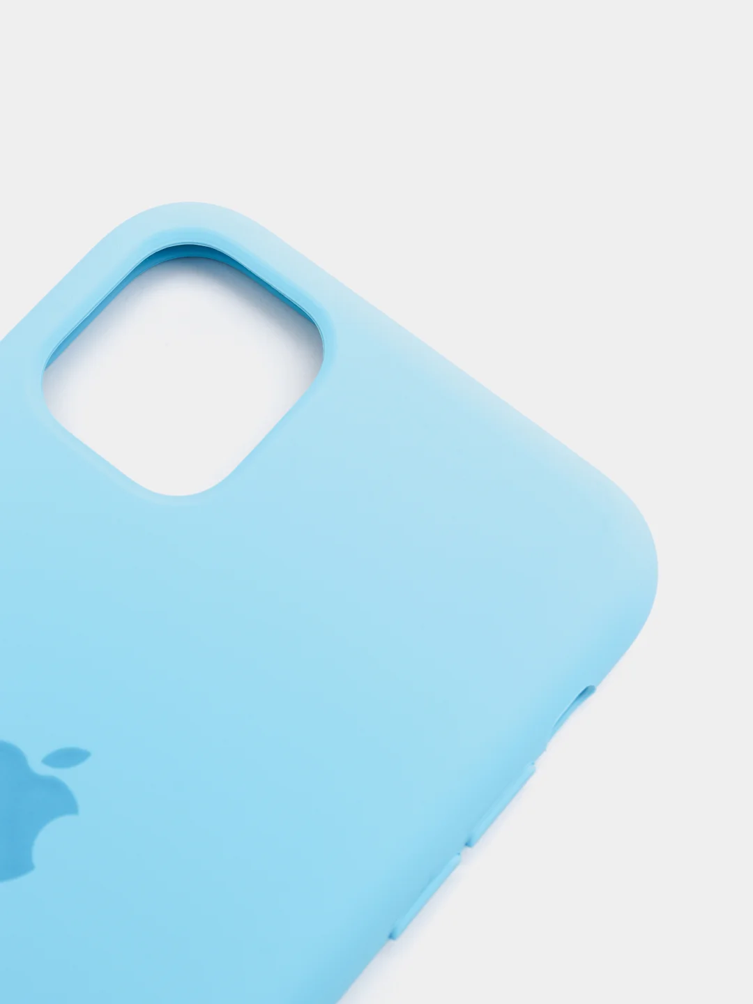 Голубой чехол Silicone Case для iPhone 11