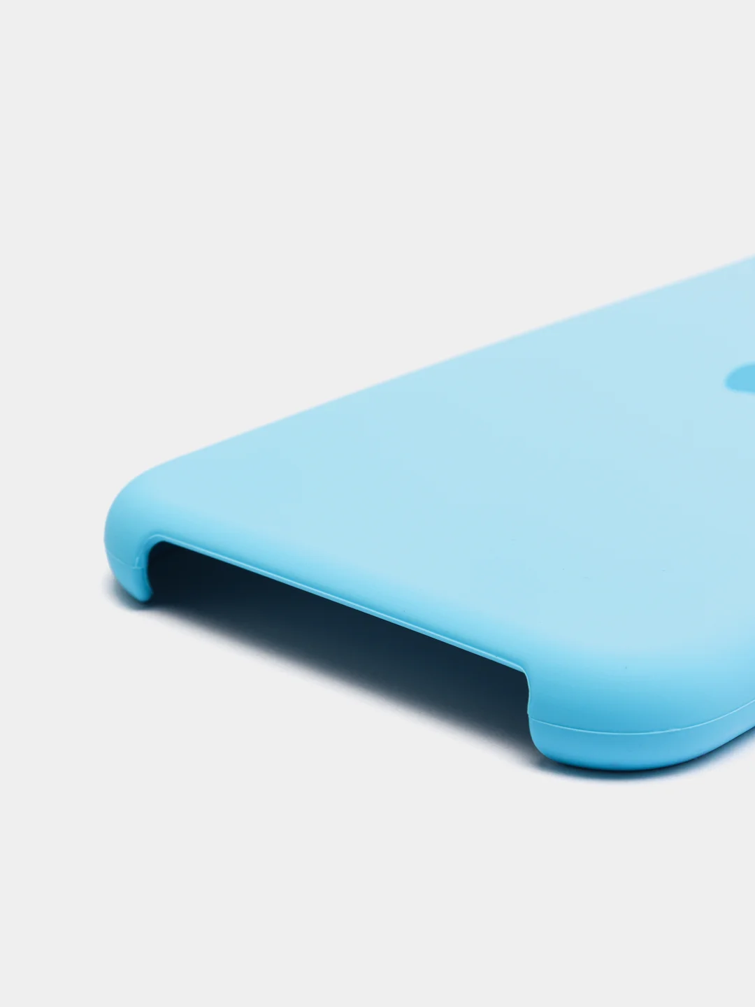 Голубой чехол Silicone Case для iPhone 11