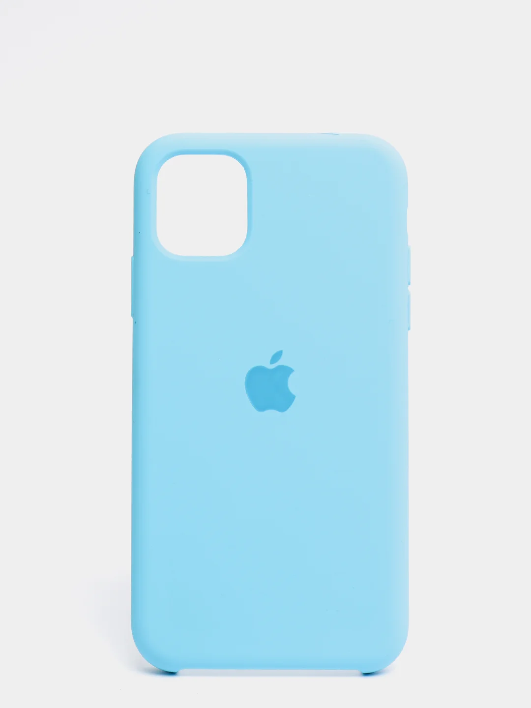 Голубой чехол Silicone Case для iPhone 11