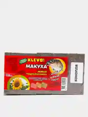 МАКУХА жмых подсолнечника с отверстиями под крючки, рыболовная (кубики - 10 шт, 500 гр)