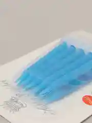 Синий свечи для торта, 10 штук