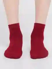 Бордовый носки цветные, без шва