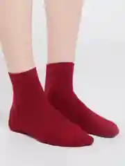 Бордовый носки цветные, без шва