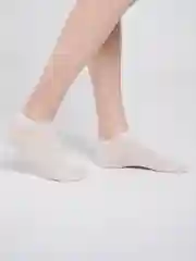 Белый женские носки короткие, однотонные