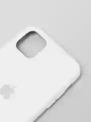 Белый чехол Silicone Case для iPhone 11