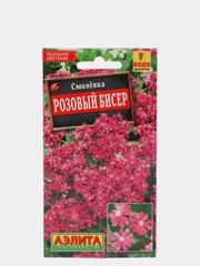 Смолевка "Розовый бисер", семена, цветы