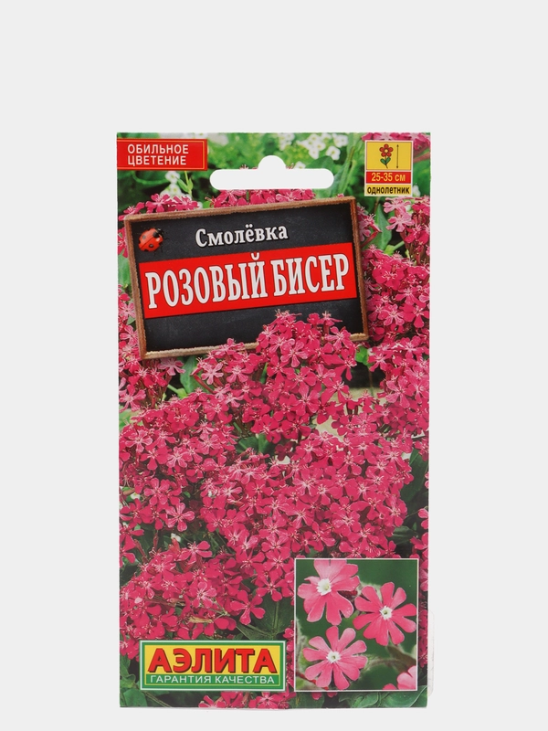 Смолевка "Розовый бисер", семена, цветы