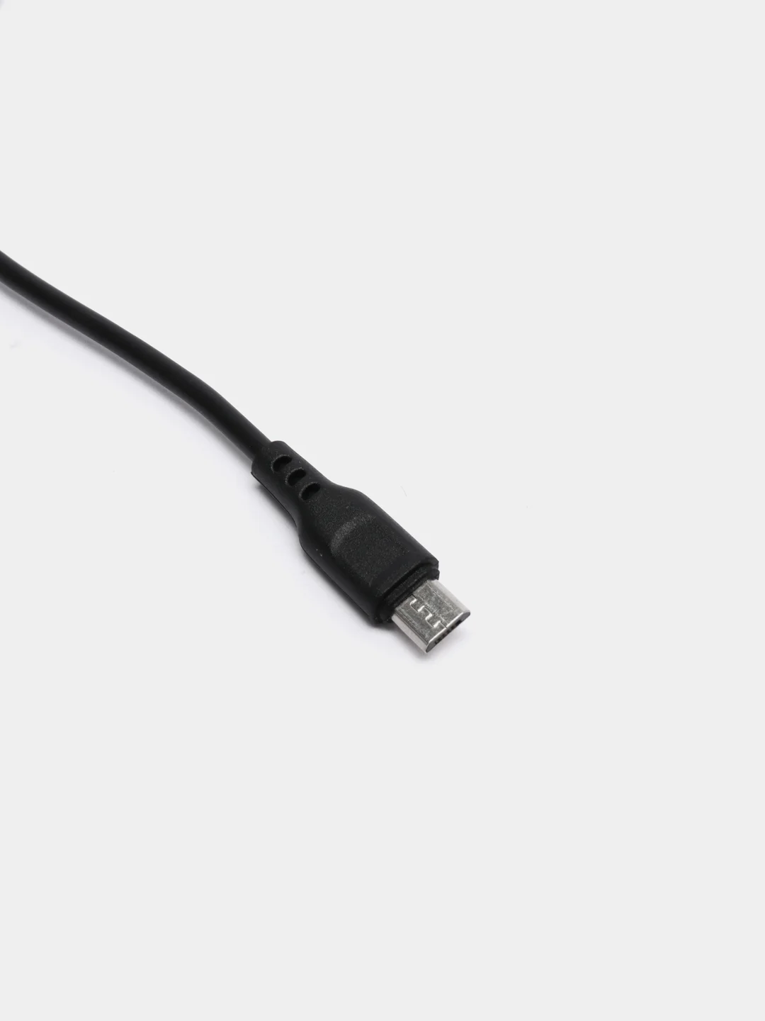 Черный кабель Micro USB с поддержкой быстрой зарядки, 1м