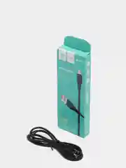 Черный кабель Micro USB с поддержкой быстрой зарядки, 1м