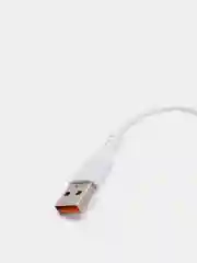 Белый кабель Micro USB с поддержкой быстрой зарядки, 1м
