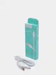 Белый кабель Micro USB с поддержкой быстрой зарядки, 1м