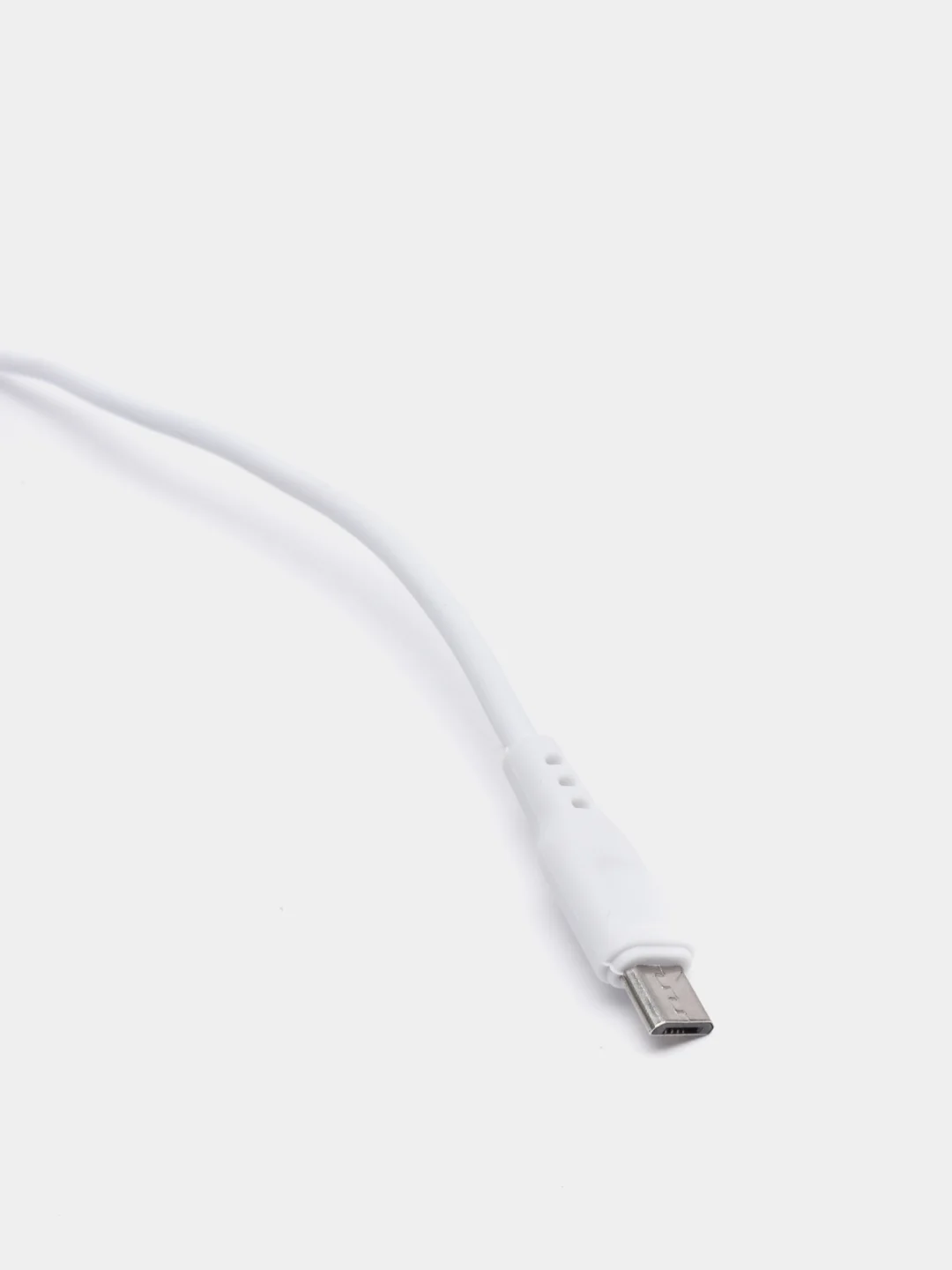 Белый кабель Micro USB с поддержкой быстрой зарядки, 1м