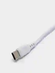 Белый кабель Type-C с поддержкой быстрой зарядки, 1м