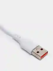 Белый кабель Type-C с поддержкой быстрой зарядки, 1м