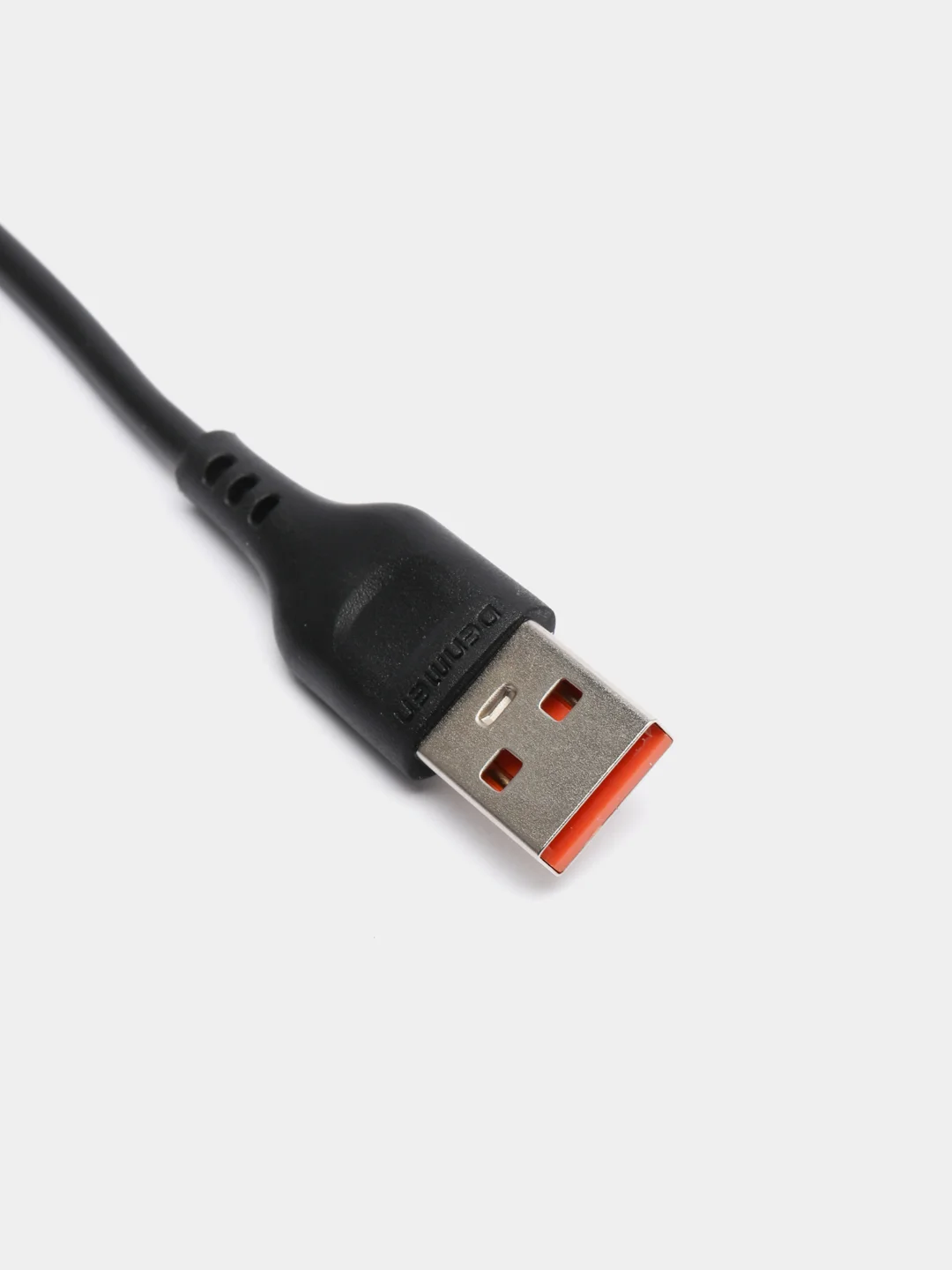Черный кабель Type-C с поддержкой быстрой зарядки, 1м