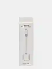 Адаптер-переходник 2 в 1 Lightning - AUX-Lightning. С прямым подключением наушников