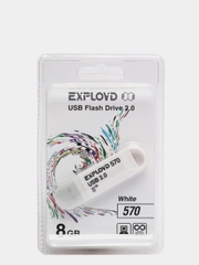 Флешка USB 8Gb, EXPLOYD 570, USB2.0