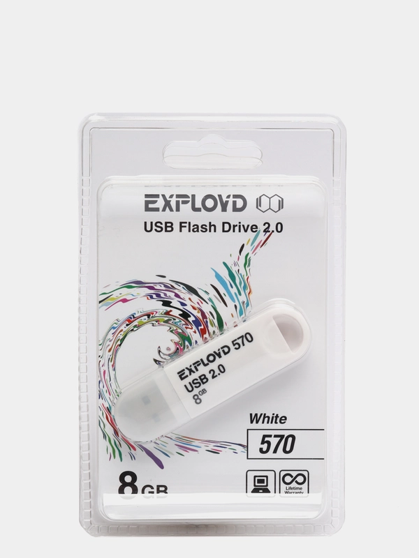 Флешка USB 8Gb, EXPLOYD 570, USB2.0