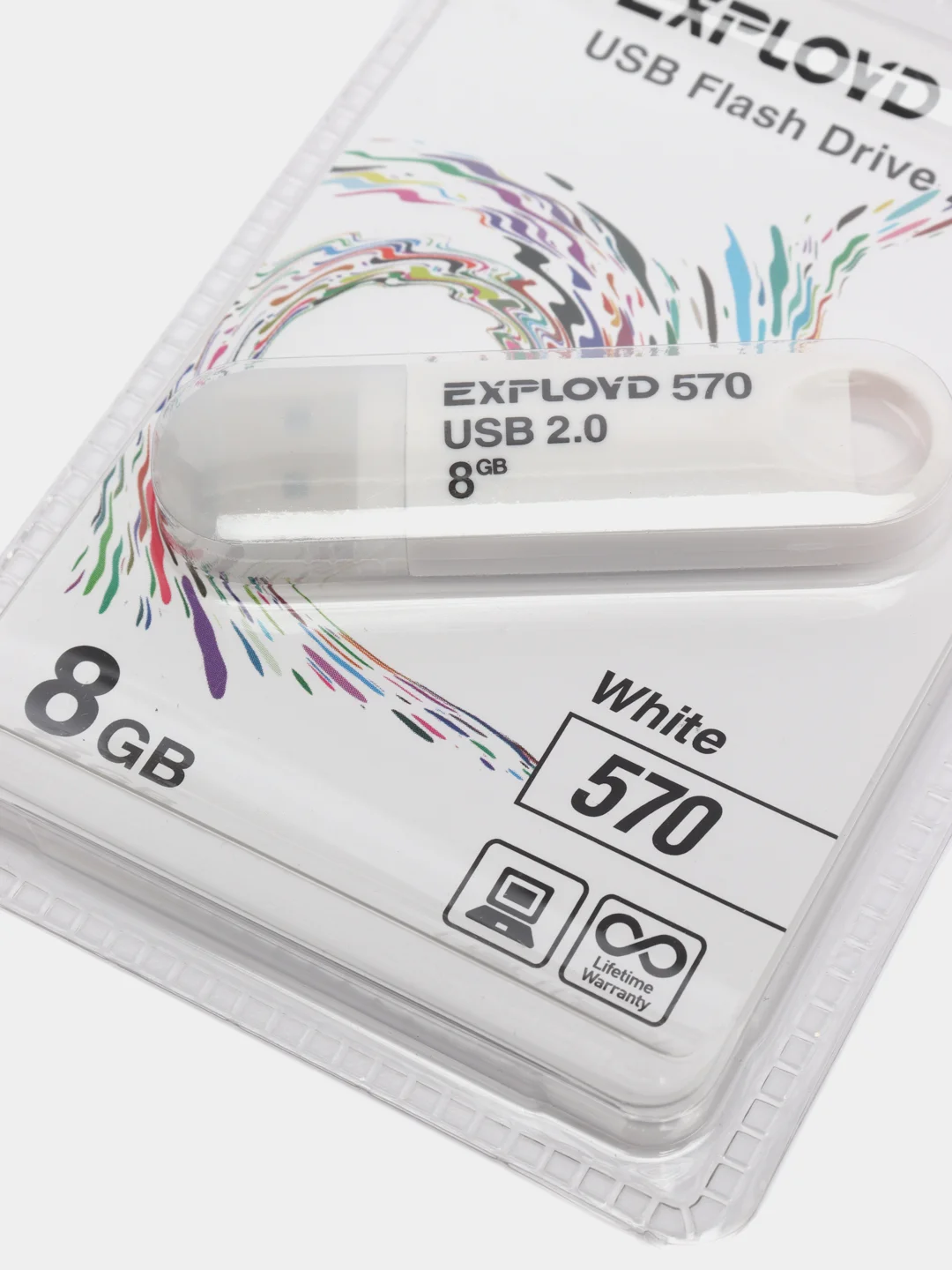 Флешка USB 8Gb, EXPLOYD 570, USB2.0