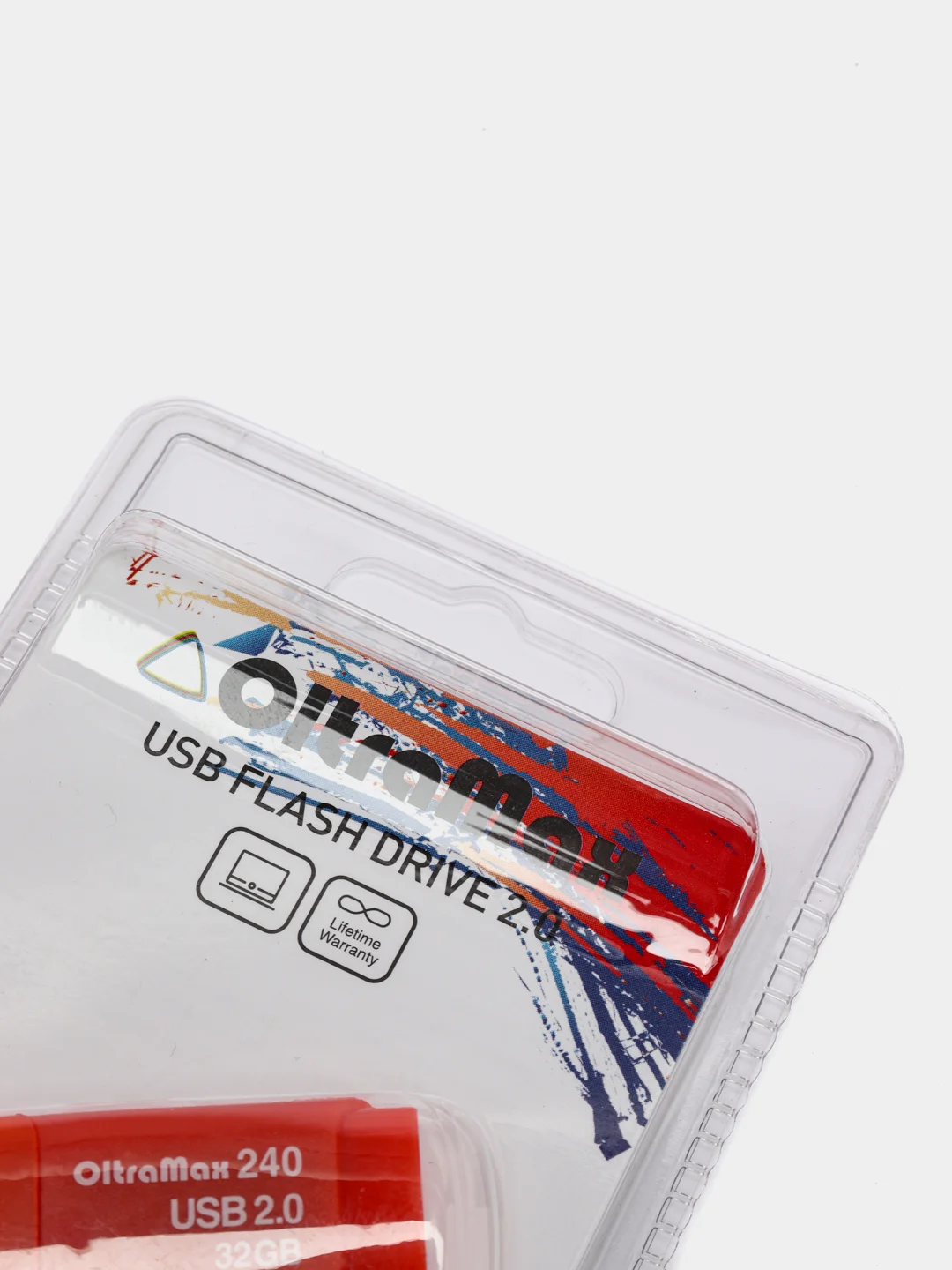 Красный флешка OitraMax240 USB 2.0, 32GB