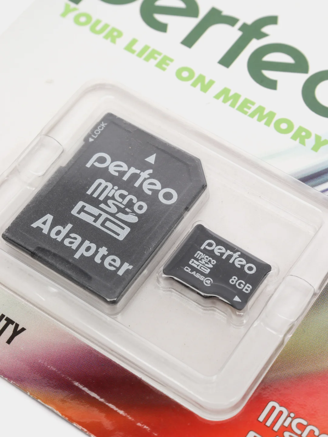 Карта памяти Perfeo microSD 8GB Class 4