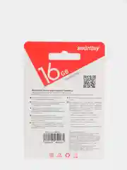 Карта памяти Micro SD Smartbuy, 16 Gb, Class 10