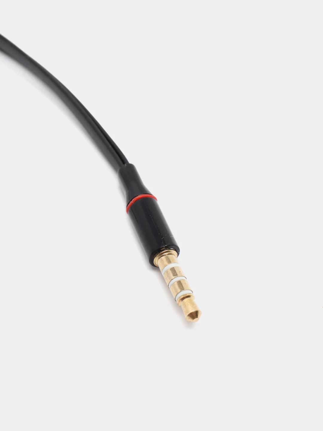 Черный разветвитель jack 3,5 мм - Сплиттер адаптер переходник aux 3,5 mm