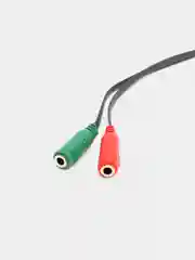 Черный разветвитель jack 3,5 мм - Сплиттер адаптер переходник aux 3,5 mm