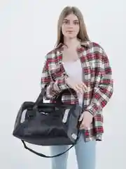 Черный спортивная сумка