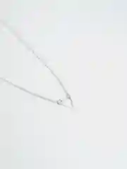 Серебряный цепь с подвеской "Треугольник"