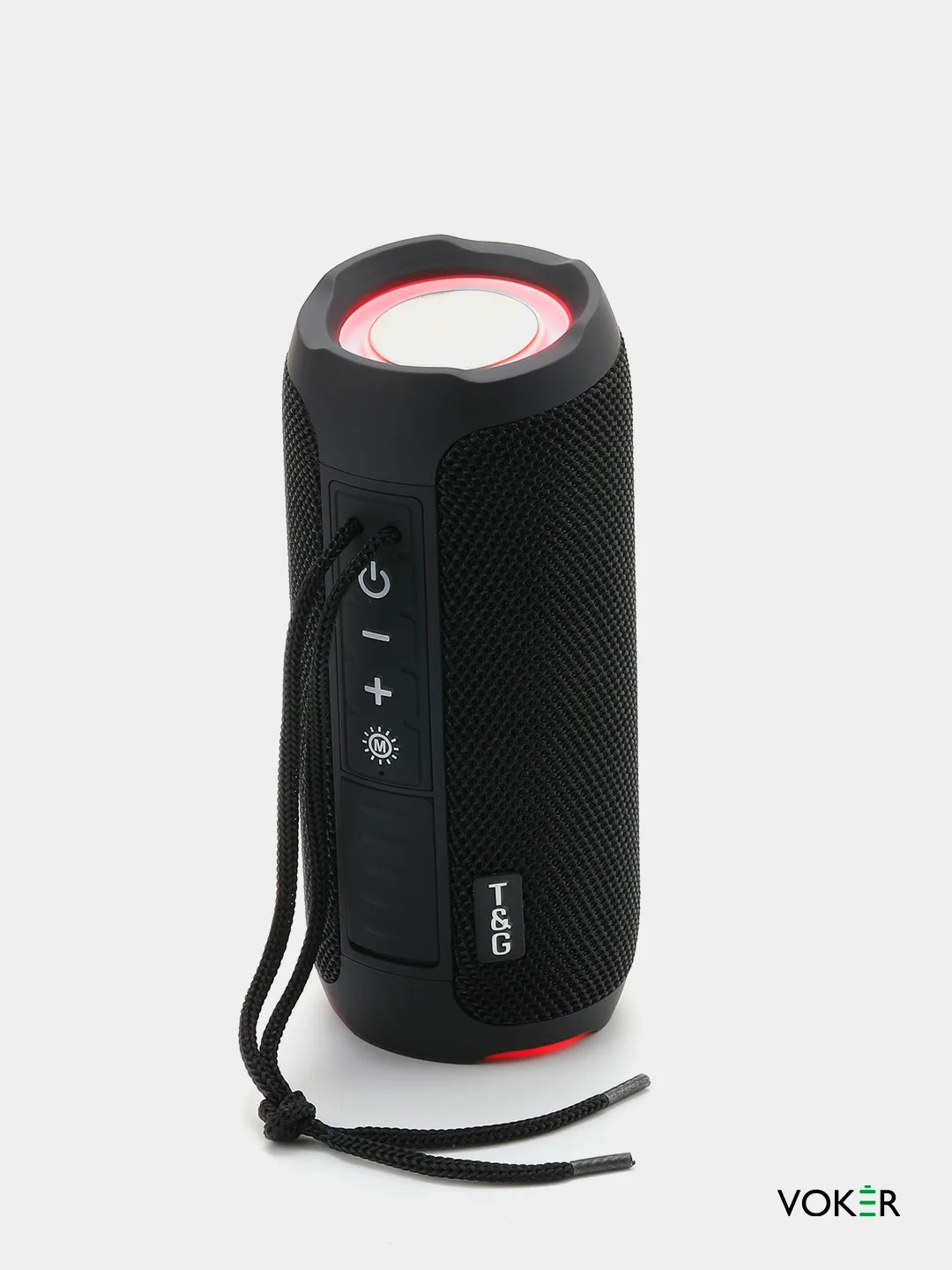 Черный беспроводная портативная Bluetooth колонка TG227