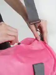 Розовый сумка спортивная