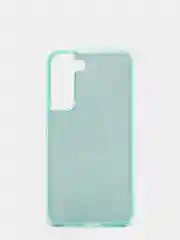 Бирюзовый чехол блестящий для Samsung Galaxy S22, накладка c блестками Samsung S 22