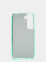 Бирюзовый чехол блестящий для Samsung Galaxy S22, накладка c блестками Samsung S 22