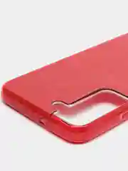 Красный чехол блестящий для Samsung Galaxy S22, накладка c блестками Samsung S 22