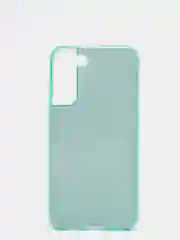 Бирюзовый чехол блестящий Samsung Galaxy S22 Plus, накладка c блестками Samsung S22+