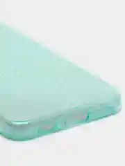 Бирюзовый чехол блестящий Samsung Galaxy S22 Plus, накладка c блестками Samsung S22+