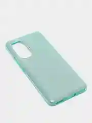Бирюзовый чехол блестящий Honor 50, Huawei Nova 9 накладка c блёстками