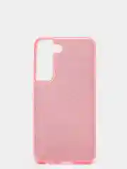 Розовый чехол блестящий для Samsung Galaxy S22, накладка c блестками Samsung S 22