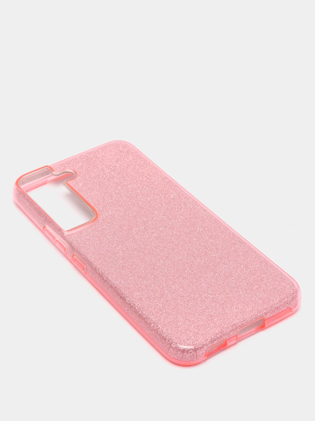 Розовый чехол блестящий для Samsung Galaxy S22, накладка c блестками Samsung S 22