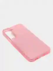 Розовый чехол блестящий для Samsung Galaxy S22, накладка c блестками Samsung S 22